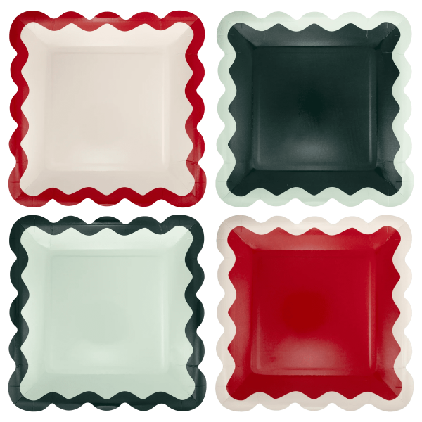 Ric Rac Plate Set, 9"
