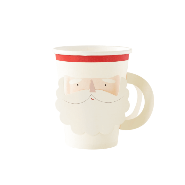 Santa Face Paper Cup