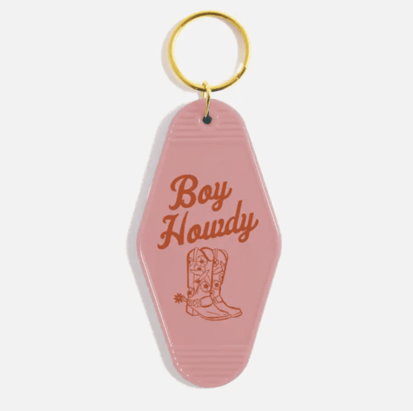 Boy Howdy Keychain