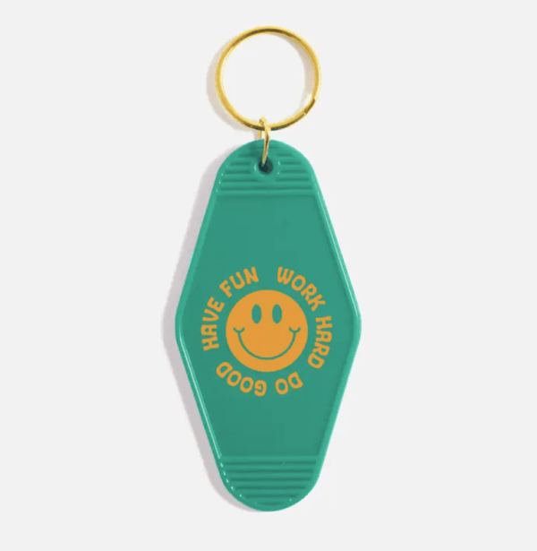 Work Hard Keychain