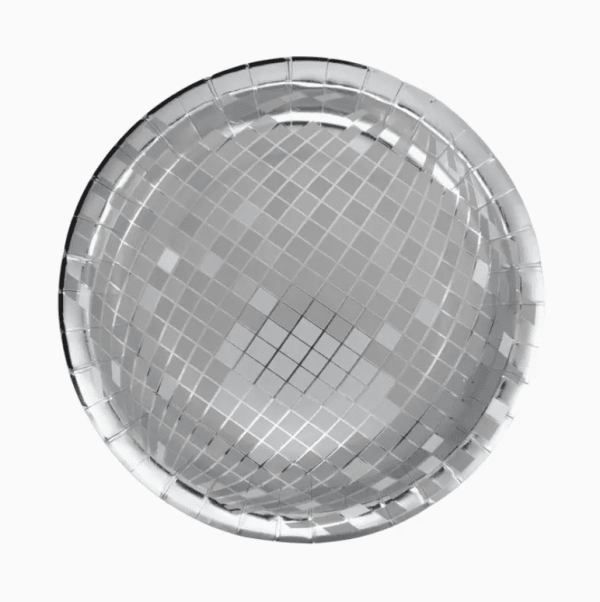 Silver Disco Plate, 9"