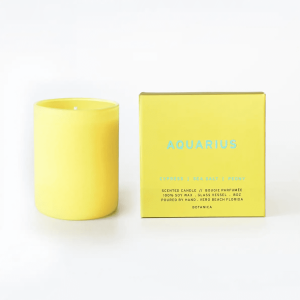 Aquarius Zodiac Candle