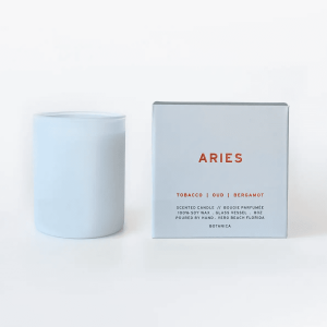 Aries Zodiac Candle