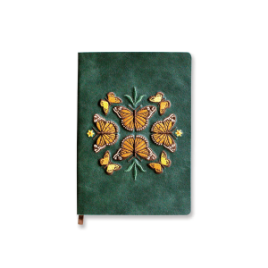 Butterfly Dance Embroidered Journal