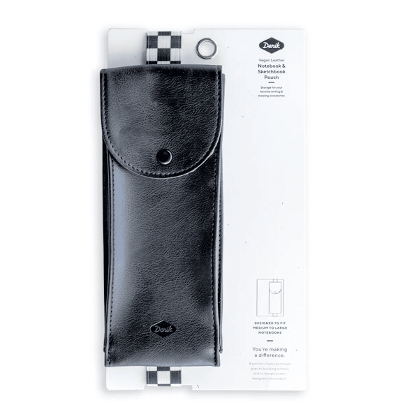 Black Checkers Notebook Pouch