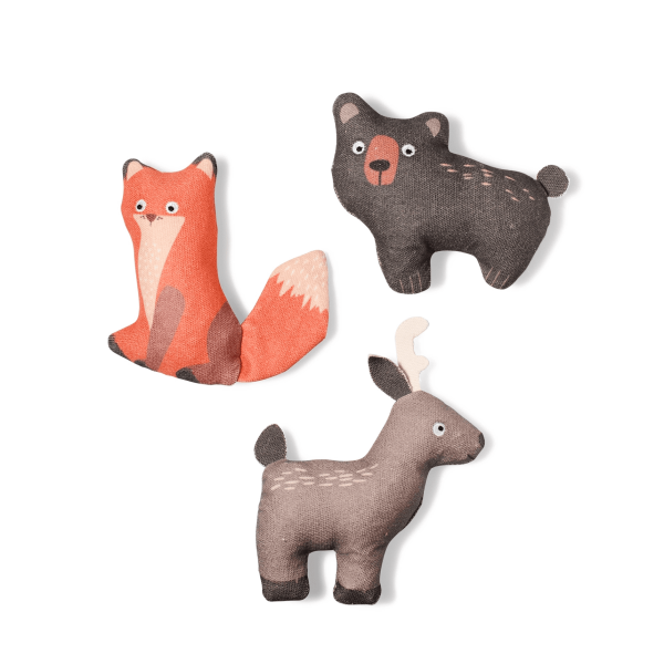 Forest Friends Dog Toy Set