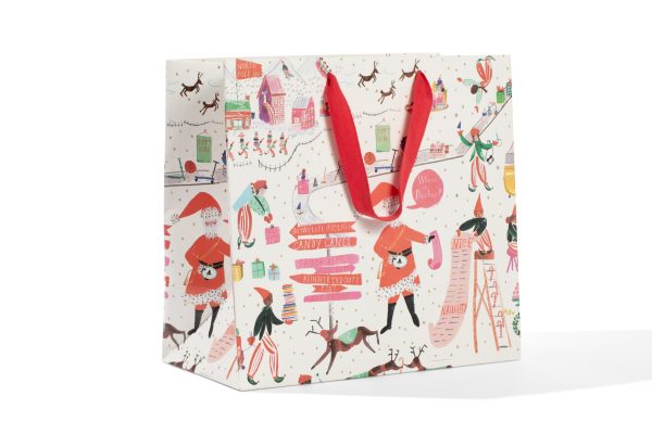 North Pole Headquarters Gift Bag, Lg
