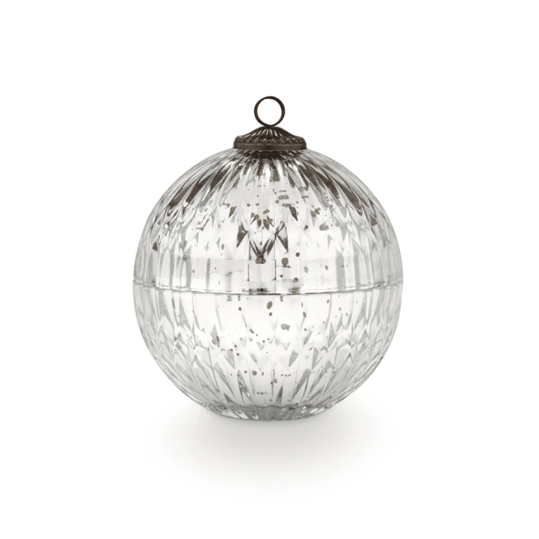 Silver Mercury Ornament, Balsam & Cedar