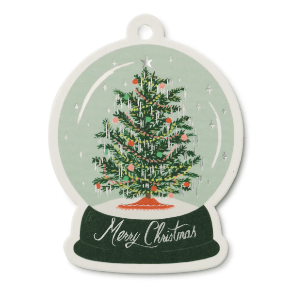 Snow Globe Gift Tags