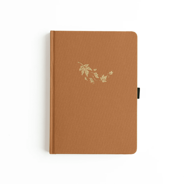 Swirling Leaves Dot Grid Journal