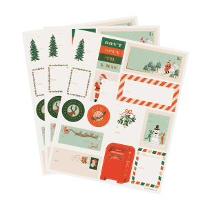 Santa Workshop Stickers & Labels