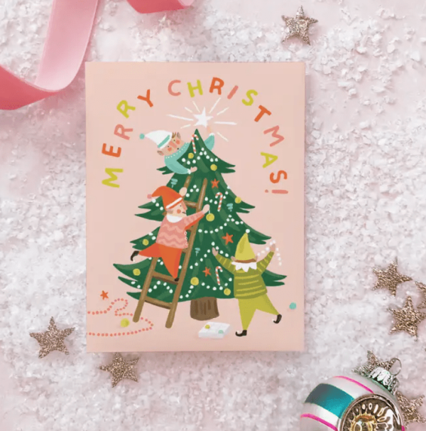 Elf Tree Card