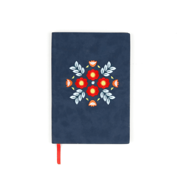 Evelynn Embroidered Hardcover Journal