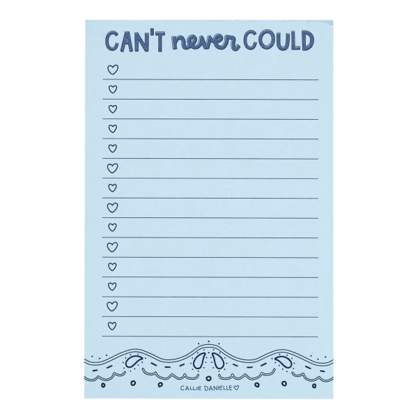 Can't Never Could Notepad