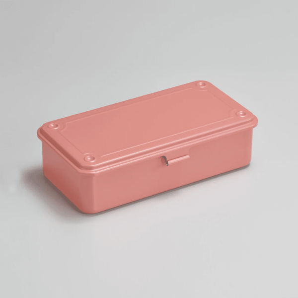 Steel Stackable Storage Box, Live Coral