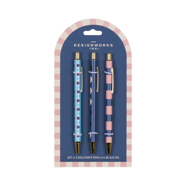 Pen Set - Eye, Moon, Stripe
