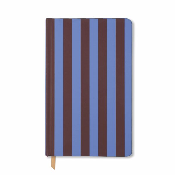 Purple + Nutmeg Stripe Soft Touch Journal