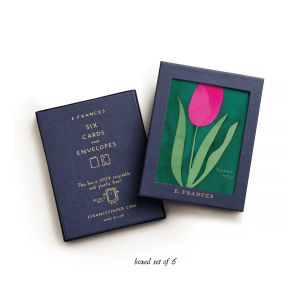 Pink Tulip Thank You, Boxed
