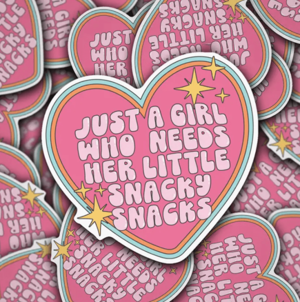 Snacky Snacks Sticker