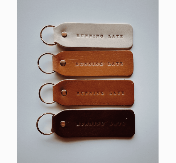 Running Late Camel Key Chain