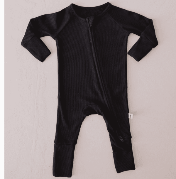 Black Ribbed, 12-18 Months