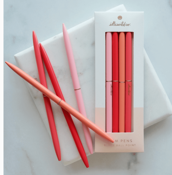 Spectrum Poppies Slim Pen Set