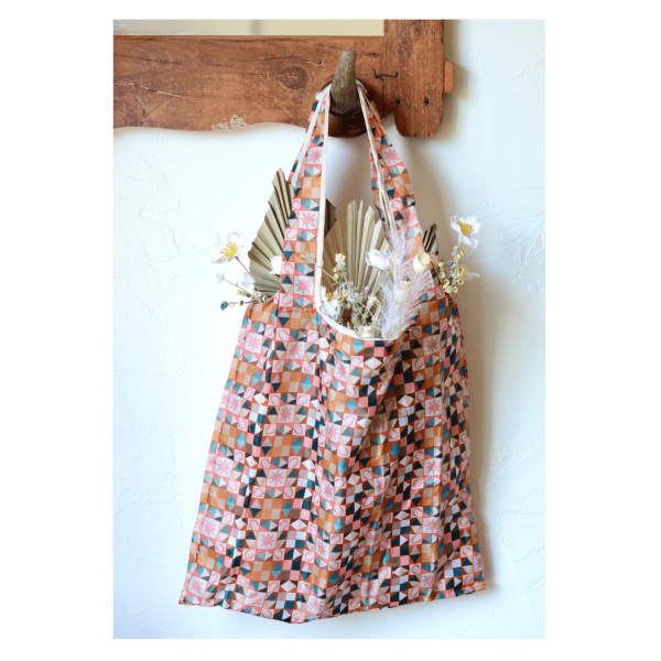 Vintage Ranch Patchwork Reusable Tote