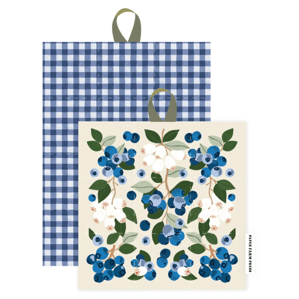 Blueberry Field Potholder Set