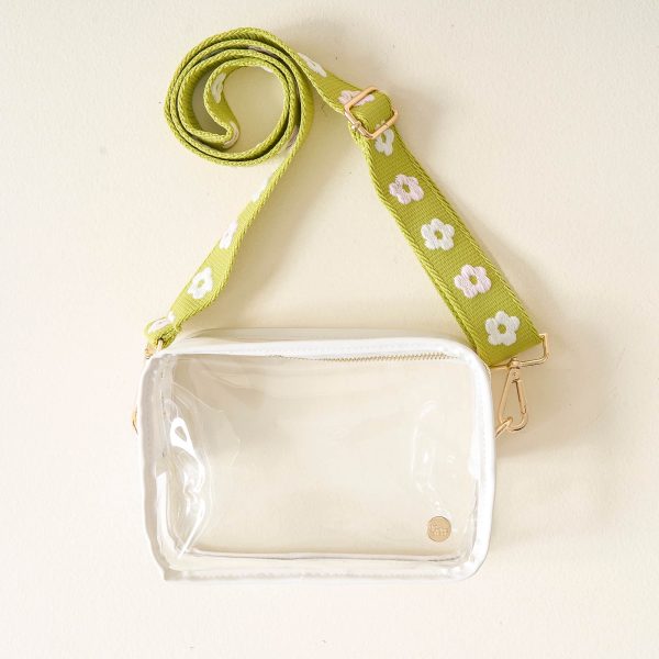Clear Crossbody Bag, Green