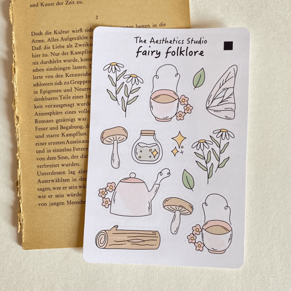 Fairy Folklore Sticker Sheet
