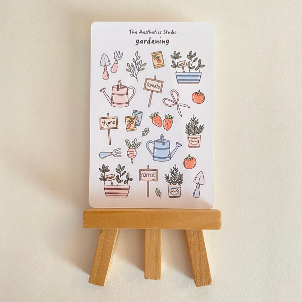 Gardening Sticker Sheet