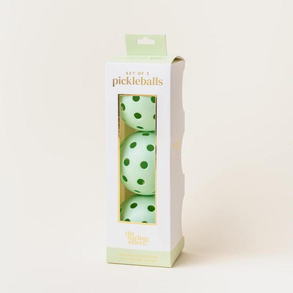 Pickleball Ball Set, Green
