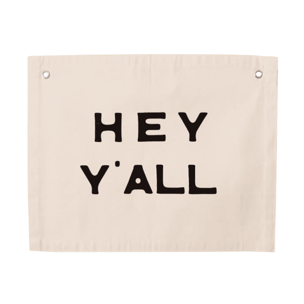 Hey Y'all Banner, Horizontal