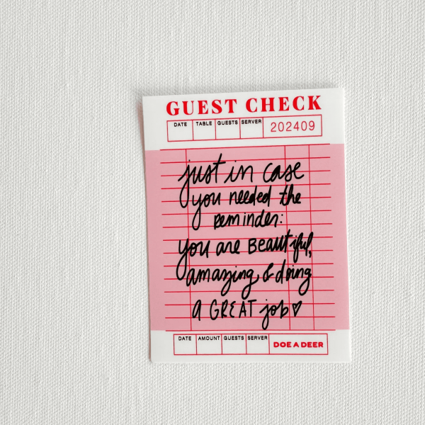 Just In Case Sticker