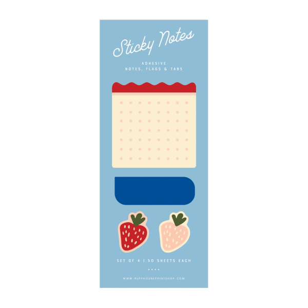 Strawberry Sticky Note Set