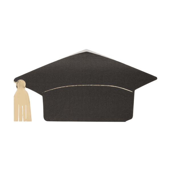 Grad Cap Shaped Napkins