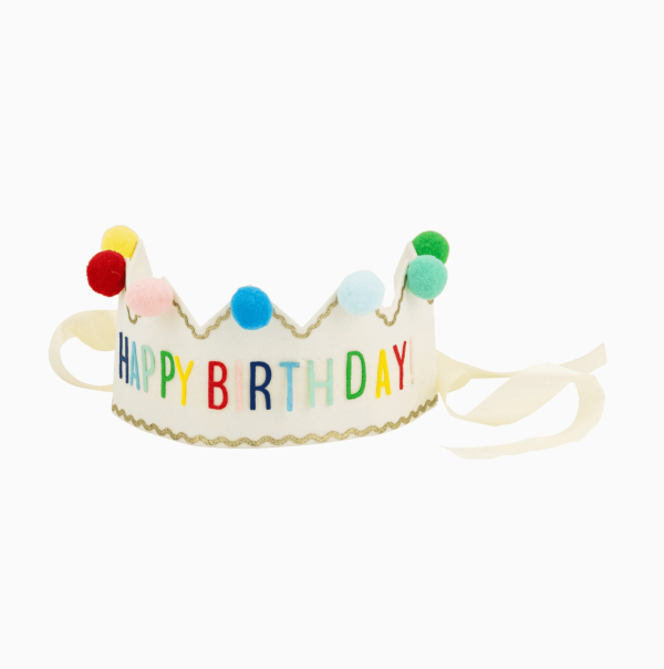Happy Birthday Felt Crown