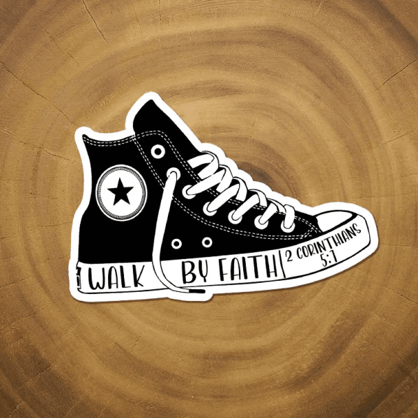 Walk By Faith Sticker