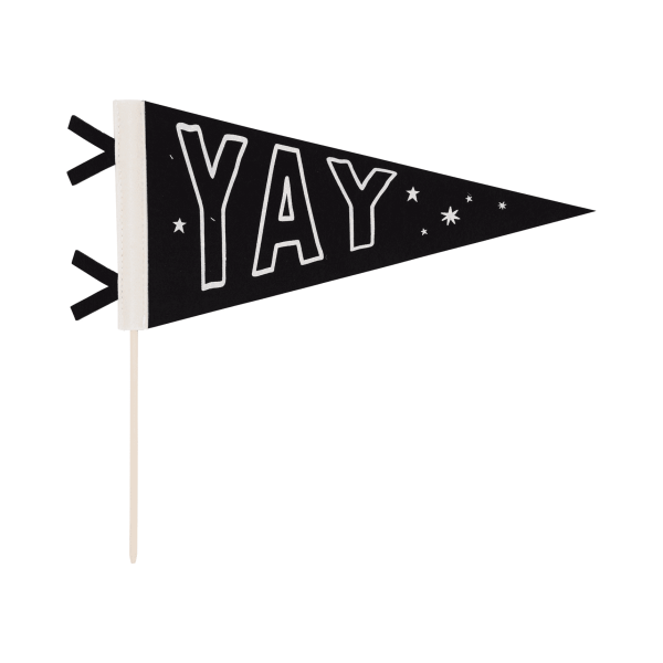 Yay Grad Felt Pennant Banner
