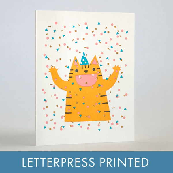 Confetti Cat Birthday