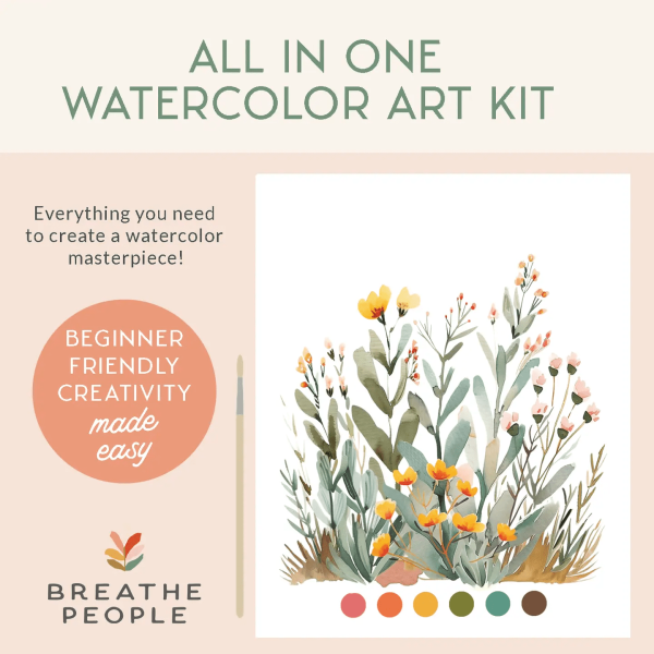 Desert Bloom Beginner Watercolor Kit