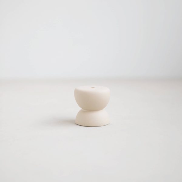 Petite Long Stem Candle Holder, Gem/Sand