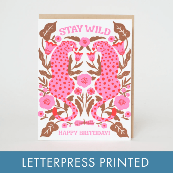 Stay Wild Birthday Leopards