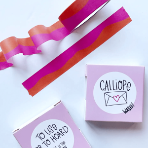 Pink & Orange Washi Tape