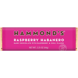 Raspberry Habanero Dark Chocolate Bar