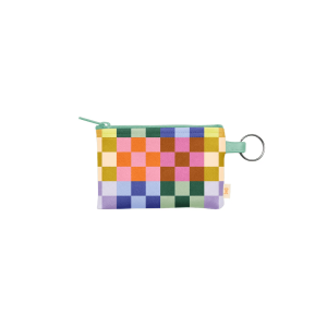 Bold Checker Penny Key Ring