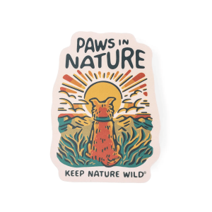 Dog Paws in Nature Sticker