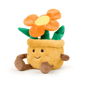 Orange Flower Pot Warmie