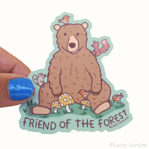 Friend of the Forest Sticker