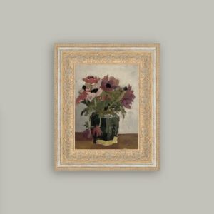 Mauve Floral Framed Print